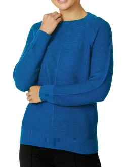 Anthea Crawford Knitwear<Alexis Blue Knit Sweater Cornflower