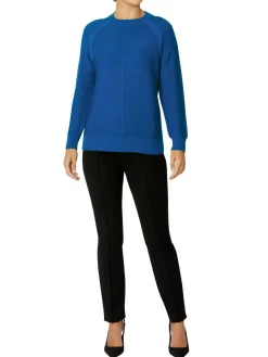 Anthea Crawford Knitwear<Alexis Blue Knit Sweater Cornflower