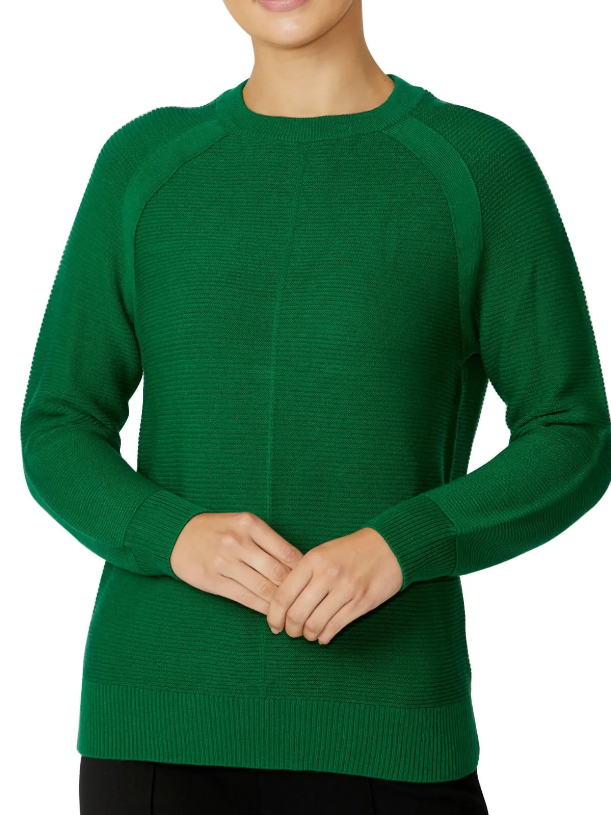Anthea Crawford Knitwear<Alexis Green Knit Sweater Jade