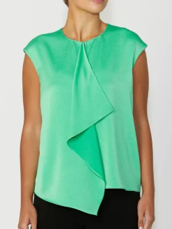 Anthea Crawford Tops<Arina Top Green