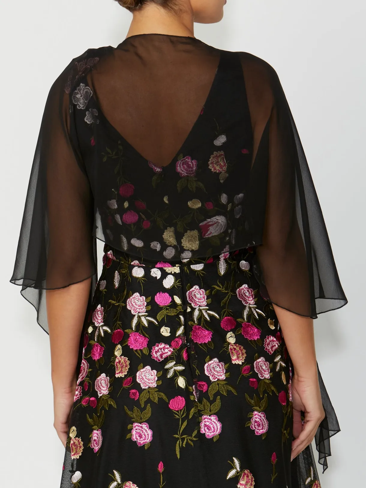 Anthea Crawford Shrugs<Silk Shrug Black