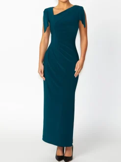 Anthea Crawford Mother Of The Bride|Jersey Dresses<Hebe Jersey Gown Petrol