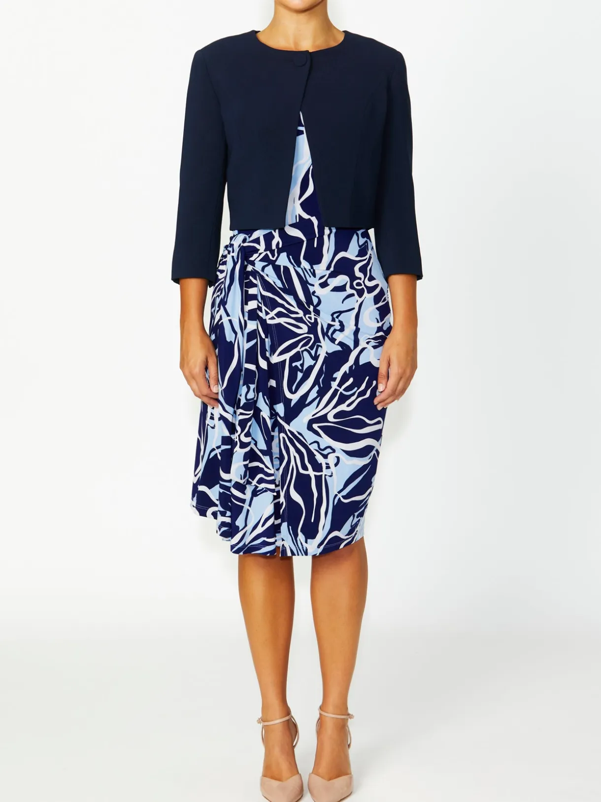 Anthea Crawford Coats & Jackets<Jackie Single Button Jacket Navy
