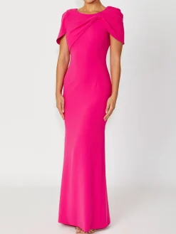 Anthea Crawford Mother Of The Bride|Floor Length Gowns<Juno Hot Gown Pink