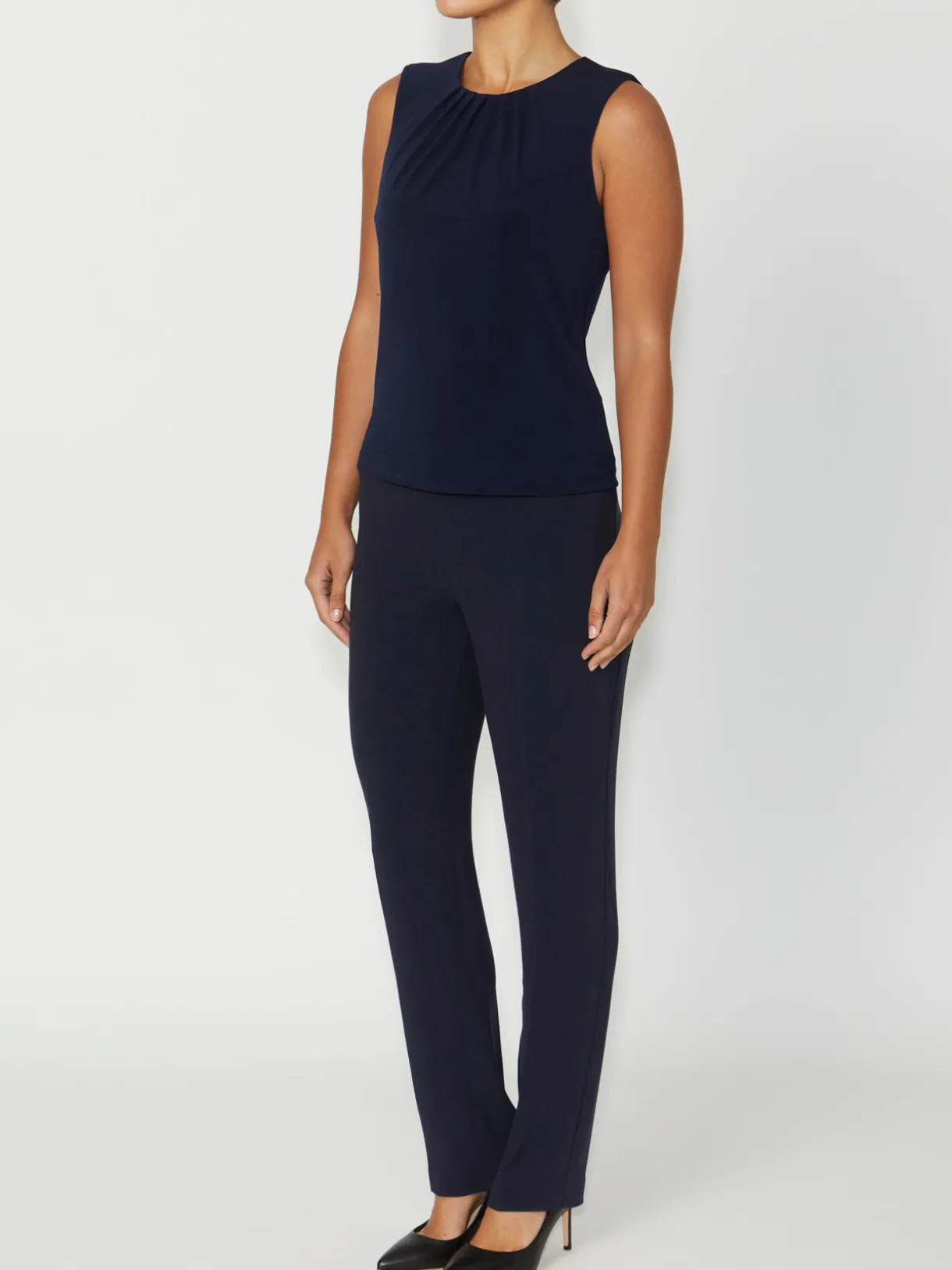 Anthea Crawford Tops<Katrine Top Navy