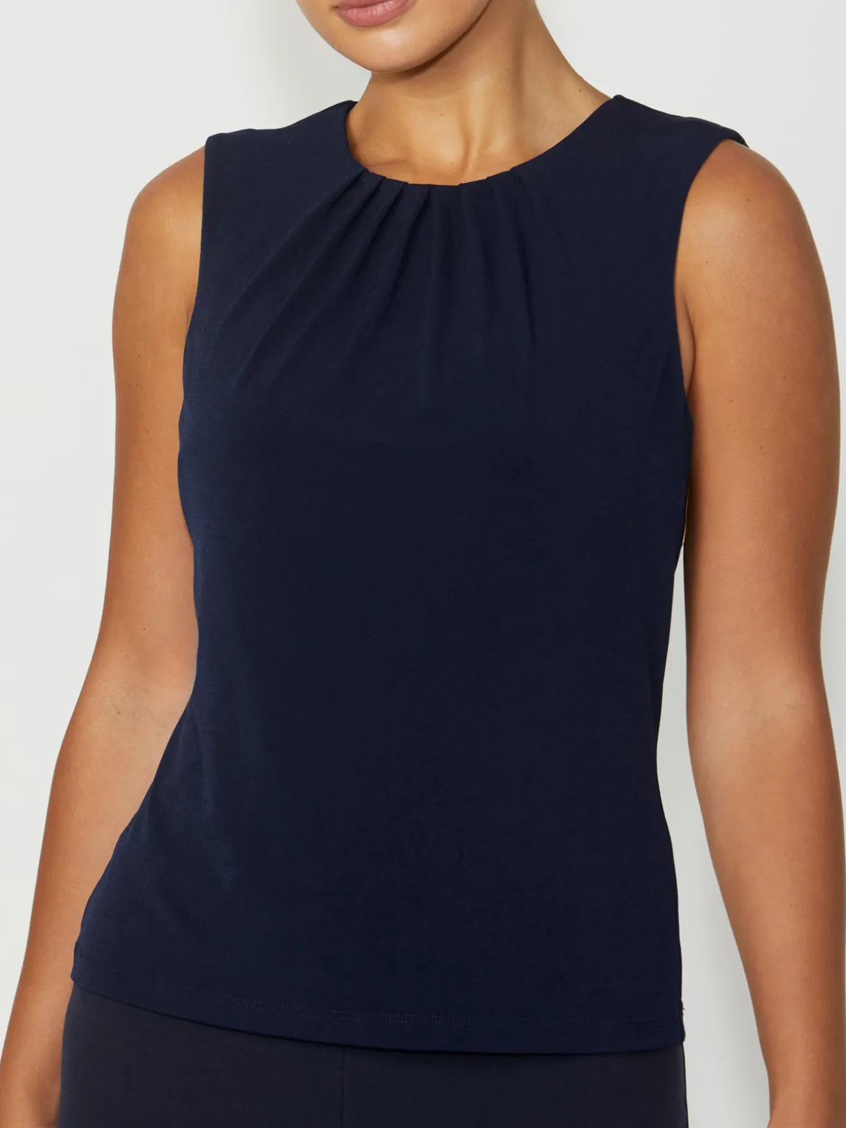 Anthea Crawford Tops<Katrine Top Navy