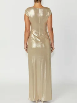 Anthea Crawford Mother Of The Bride|Jersey Dresses<Myrah Jersey Gown Gold