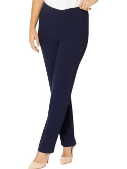 Anthea Crawford Pants<Crepe Straight Leg Pant Navy