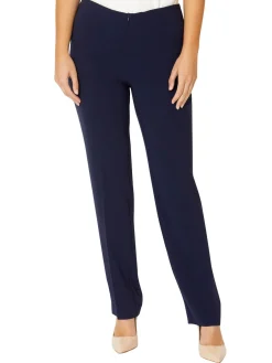 Anthea Crawford Pants<Crepe Straight Leg Pant Navy
