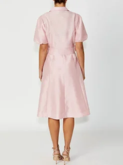 Anthea Crawford Mother Of The Bride|Event Dresses<Simone Pink Shirtdress Light pink
