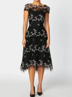 Anthea Crawford Mother Of The Bride|Event Dresses<Stellar Embroidered A-Line Dress Black