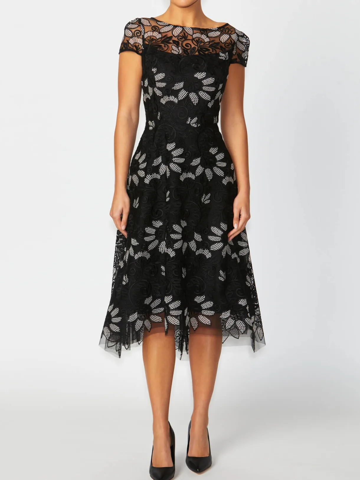 Anthea Crawford Mother Of The Bride|Event Dresses<Stellar Embroidered A-Line Dress Black