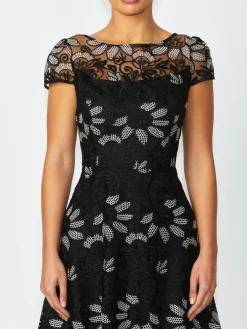 Anthea Crawford Mother Of The Bride|Event Dresses<Stellar Embroidered A-Line Dress Black