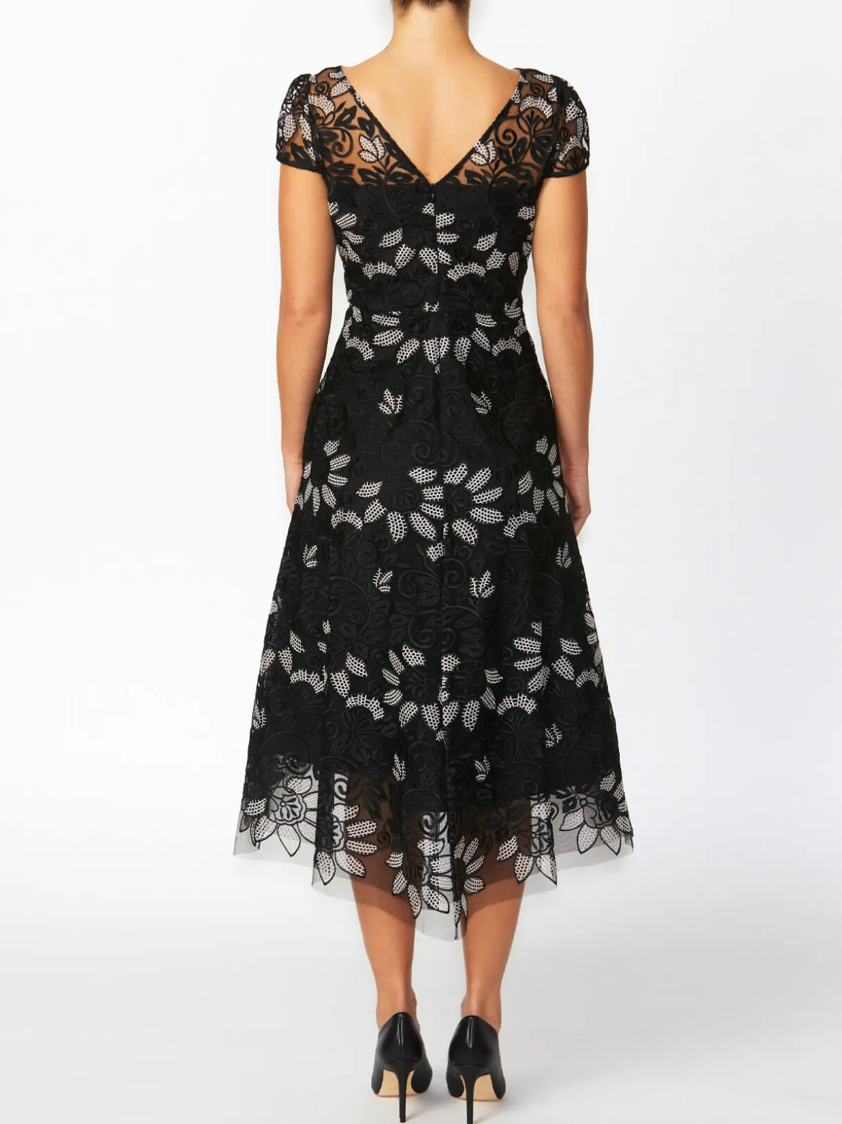 Anthea Crawford Mother Of The Bride|Event Dresses<Stellar Embroidered A-Line Dress Black