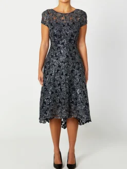 Anthea Crawford Mother Of The Bride|Event Dresses<Stellar Sequin A-Line Dress Navy
