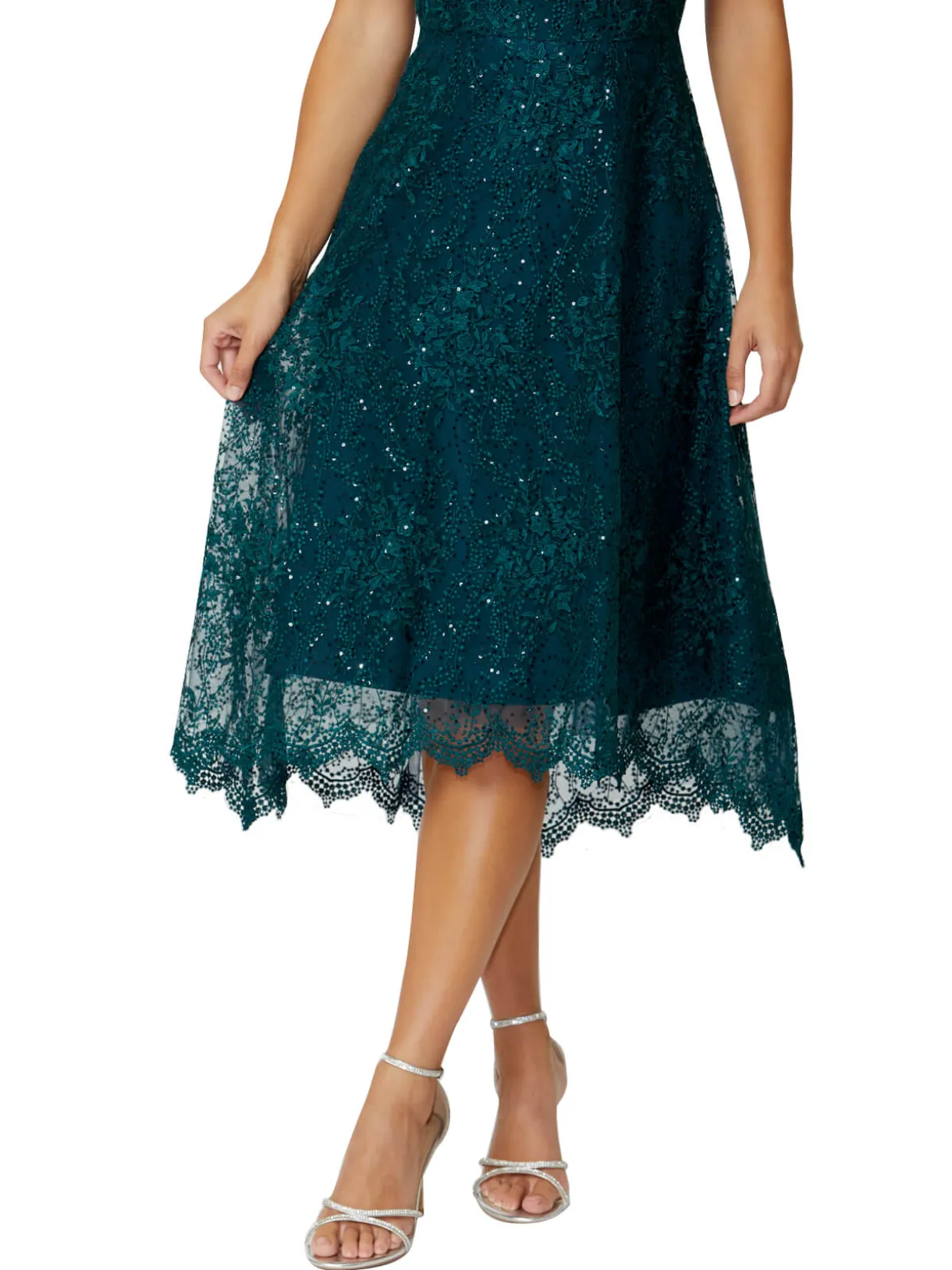 Anthea Crawford Mother Of The Bride|Event Dresses<Stellar A-Line Dress Teal