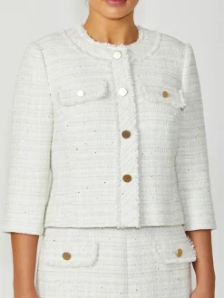 Anthea Crawford Coats & Jackets<Tabitha Tweed Jacket Ivory
