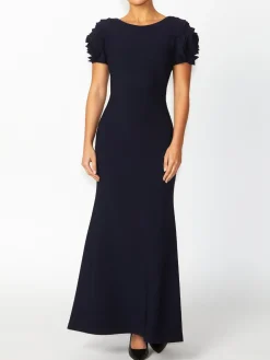 Anthea Crawford Mother Of The Bride|Floor Length Gowns<Thea Gown Navy