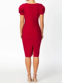 Anthea Crawford Mother Of The Bride|Event Dresses<Thea Red Dress Flame