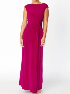 Anthea Crawford Mother Of The Bride|Jersey Dresses<Tiffany Jersey Gown Fuchsia