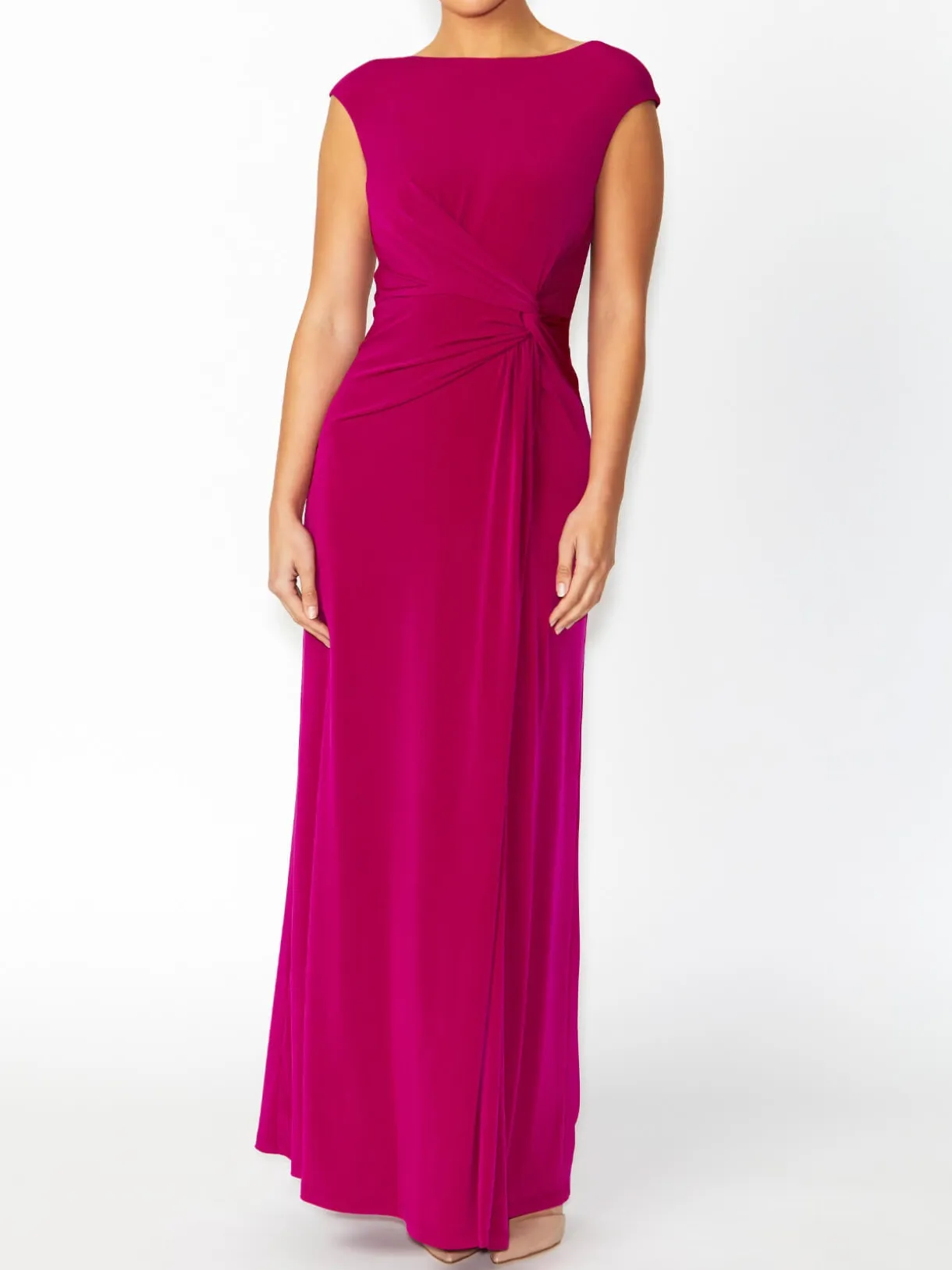 Anthea Crawford Mother Of The Bride|Jersey Dresses<Tiffany Jersey Gown Fuchsia