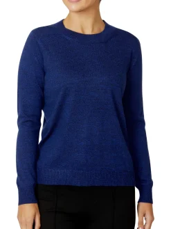 Anthea Crawford Knitwear<Verna Cobalt Knit Sweater MARLE COBALT