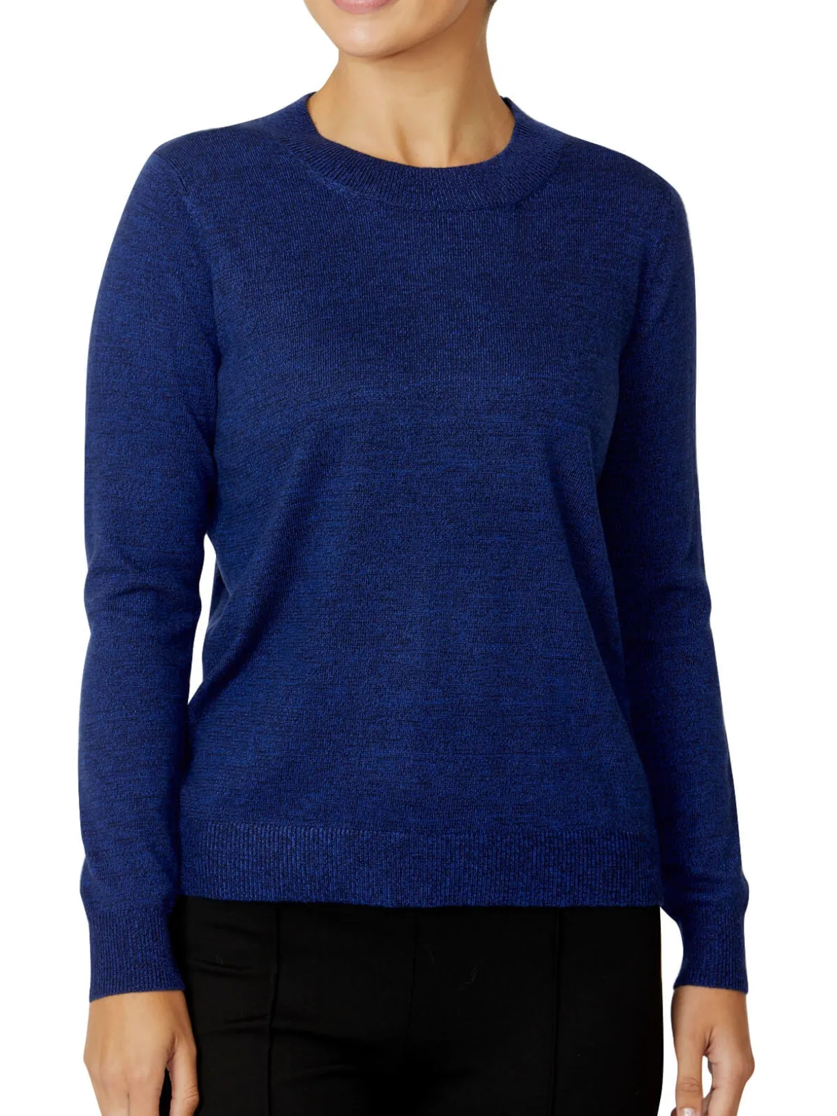 Anthea Crawford Knitwear<Verna Cobalt Knit Sweater MARLE COBALT