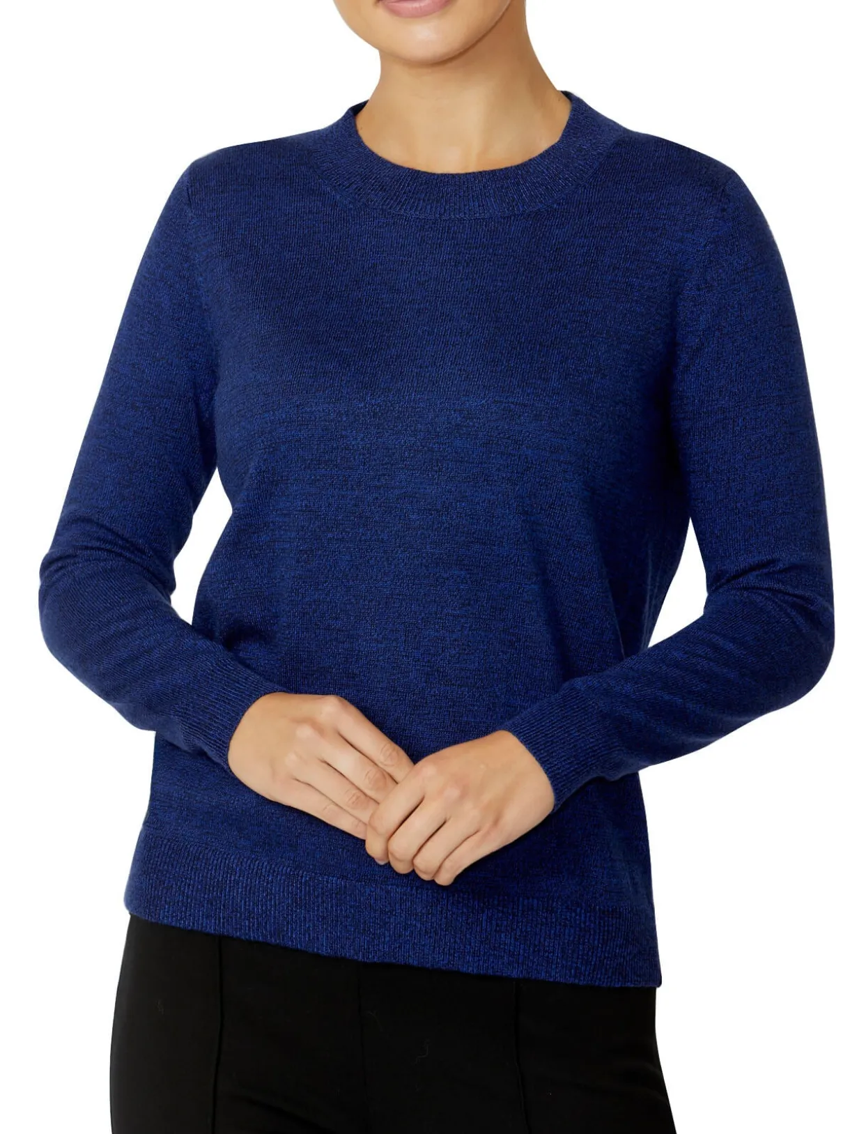 Anthea Crawford Knitwear<Verna Cobalt Knit Sweater MARLE COBALT