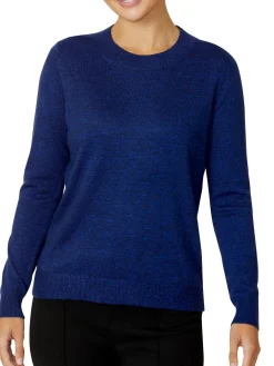 Anthea Crawford Knitwear<Verna Cobalt Knit Sweater MARLE COBALT