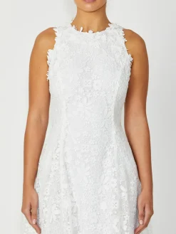 Anthea Crawford Event Dresses|Evening Dresses<Virginia Lace Dress Ivory