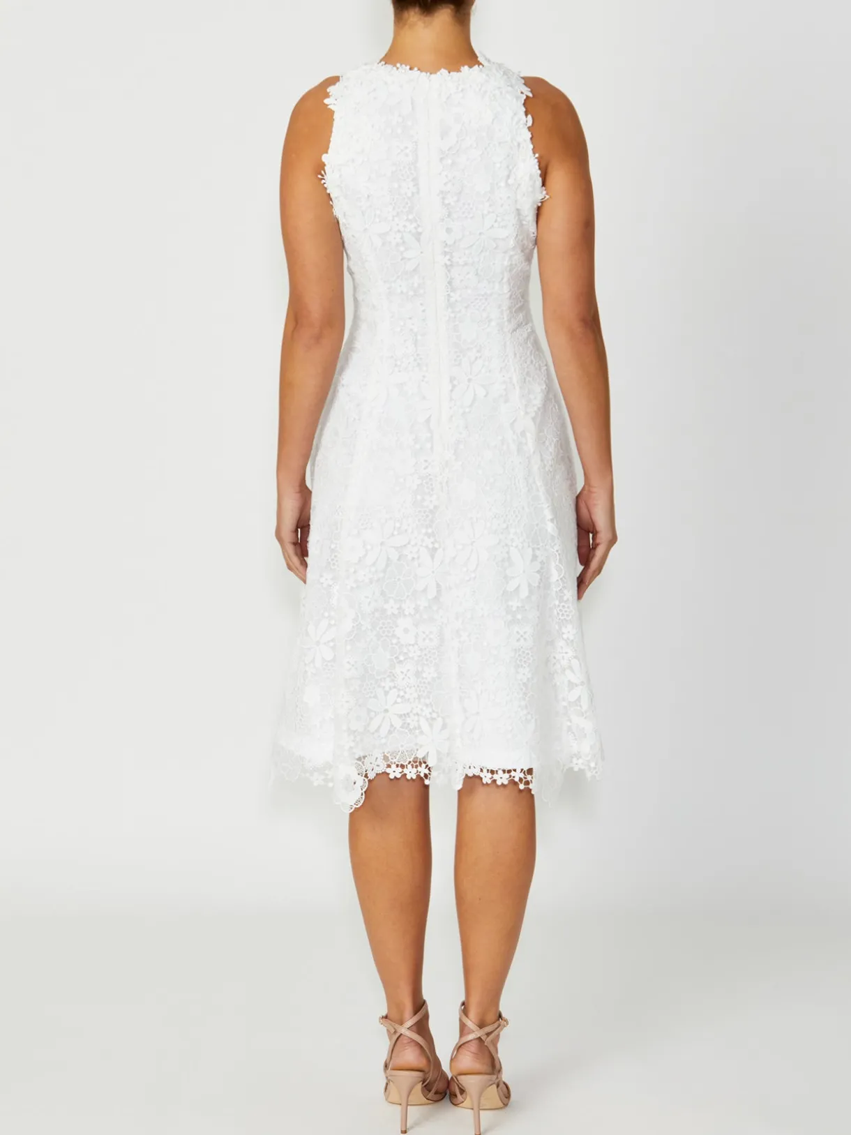 Anthea Crawford Event Dresses|Evening Dresses<Virginia Lace Dress Ivory