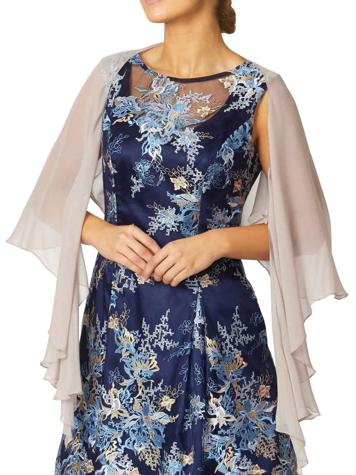 Anthea Crawford Shrugs<Silk Shrug Whisper