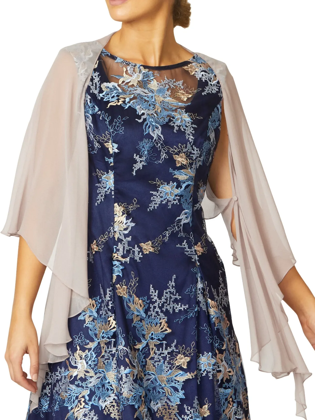 Anthea Crawford Shrugs<Silk Shrug Whisper